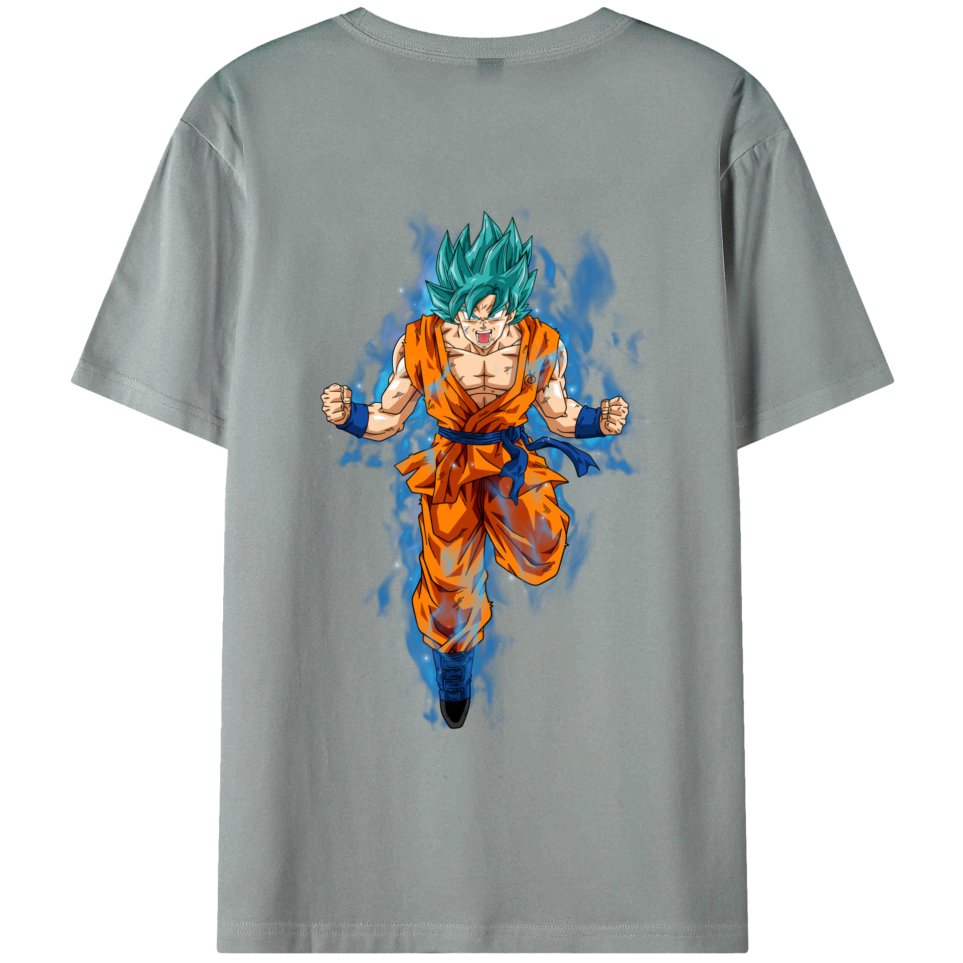 （画像用） ドラゴンボール 孫 悟飯（そんごはん）DRAGON BALL Son Gohan 綿100％ メンズ半袖Tシャツ（バックプリント） 通気性